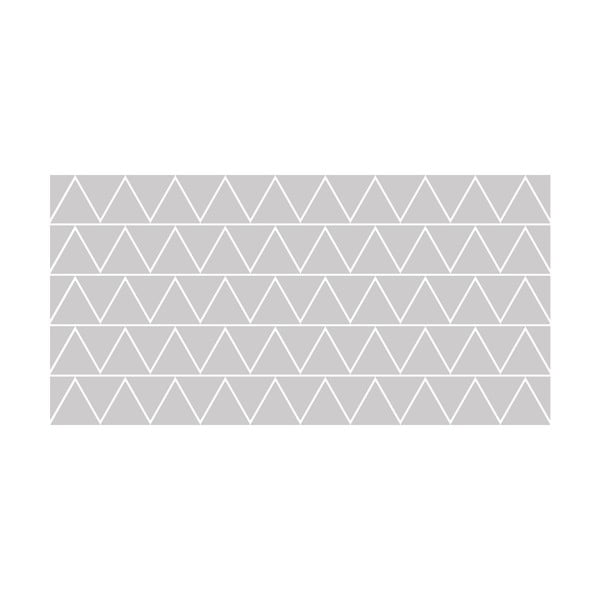 Samolepky v sadě na okno 100 ks 10x10 cm Triangle – Ambiance-image-2