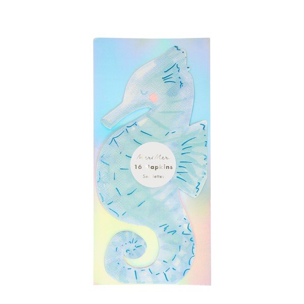 Papírové ubrousky v sadě 16 ks Seahorse – Meri Meri-image-2