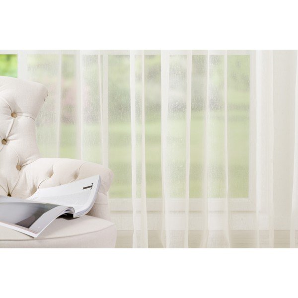 Krémová záclona 300x260 cm Plano – Mendola Fabrics-image-2