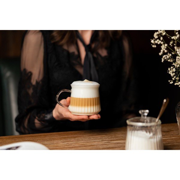 Dvoustěnné hrnky na cappuccino v sadě 2 ks 320 ml Mia – Vialli Design-image-1