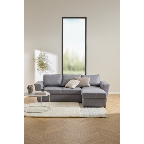 Šedý ocelový kulatý konferenční stolek ø 80 cm Seaford – Actona-image-3