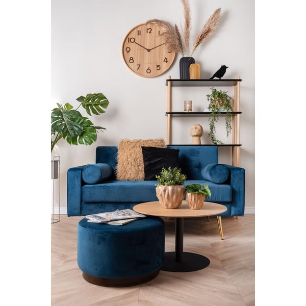 Černý sametový polštář PT LIVING Tender, 40 x 40 cm-image-1