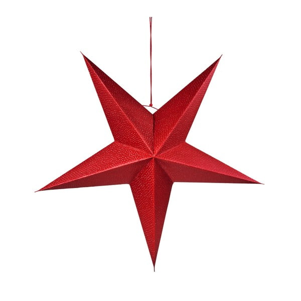 Červená papírová dekorativní hvězda Butlers Magica, ⌀ 60 cm