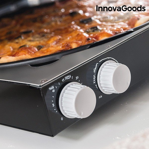 Elektrický box na pizzu s kuchařkou InnovaGoods, výkon 1200W-image-4