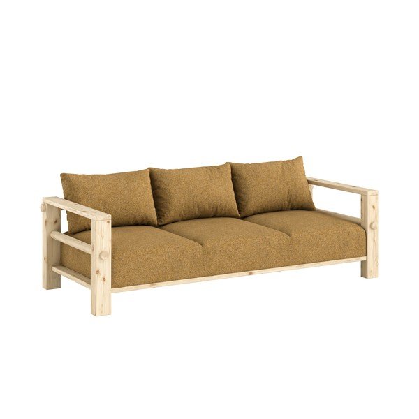 Okrově žlutá pohovka 225 cm Bare – Karup