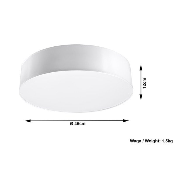Bílé stropní svítidlo Sollux Atis Ceiling-image-4