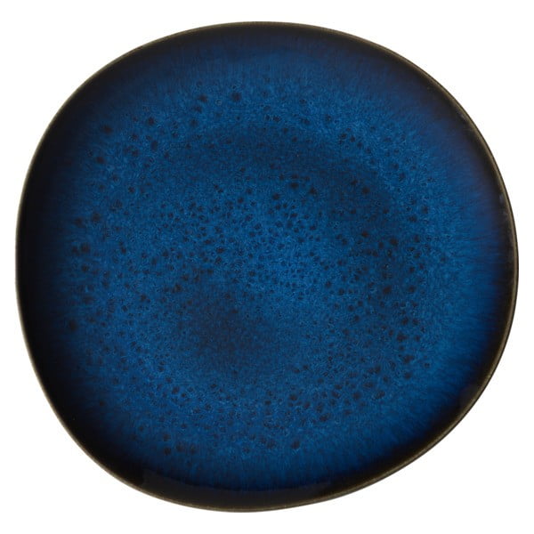 Tmavě modrý kameninový talíř Villeroy & Boch Like Lave, ø 28 cm