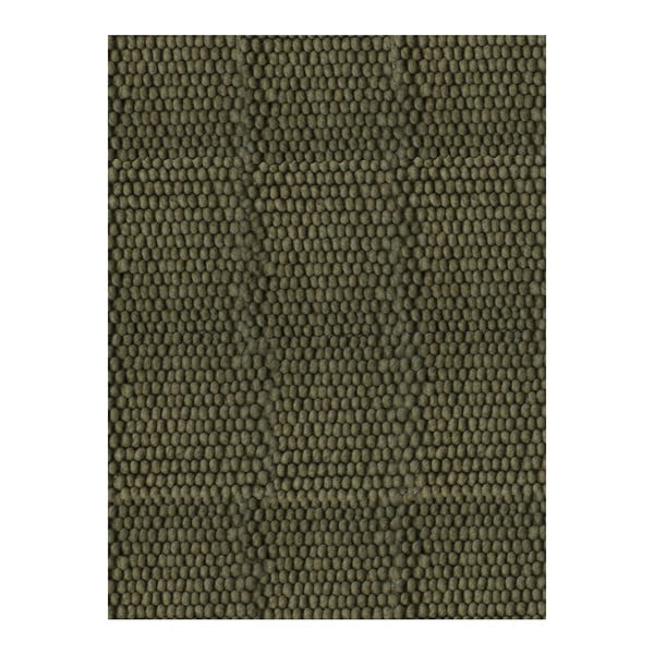 Vlněný koberec Dutch Carpets Dots Taupe Naturel, 200 x 300 cm