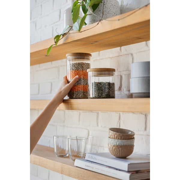 Skleněná dóza na sypké potraviny Mineral – Bonami Essentials-image-1