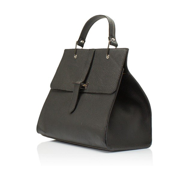 Kožená kabelka Lisa Minardi 5215 Black-image-2