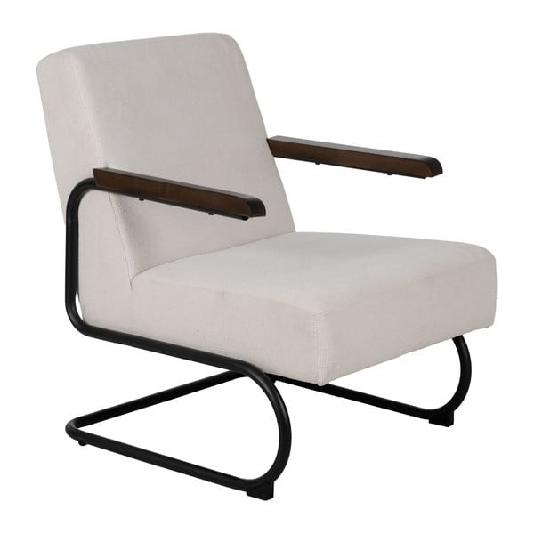 Béžové žinylkové křeslo Industra – Ixia