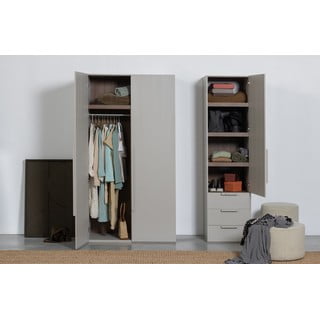 Šedá modulární skříň 55x210 cm Rens – WOOOD