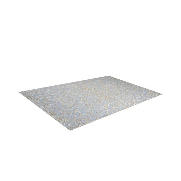 Ručně tuftovaný stříbrný koberec Monte Carlo, 244x153 cm-image-1