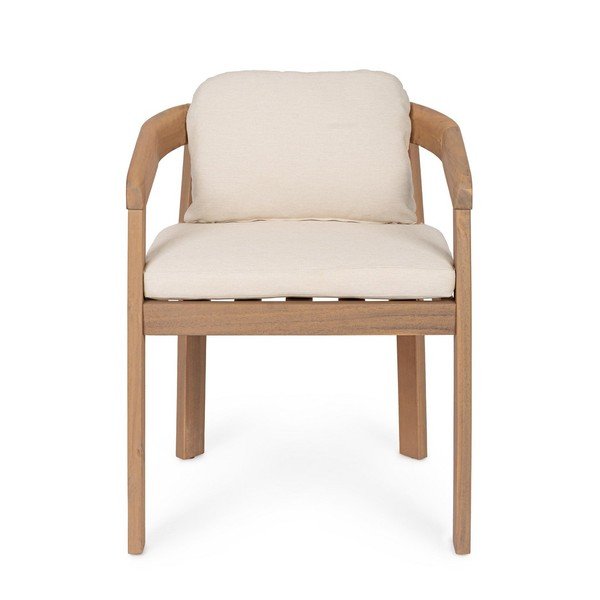 Dřevěná zahradní židle v přírodní barvě Pablo – Bizzotto-image-2