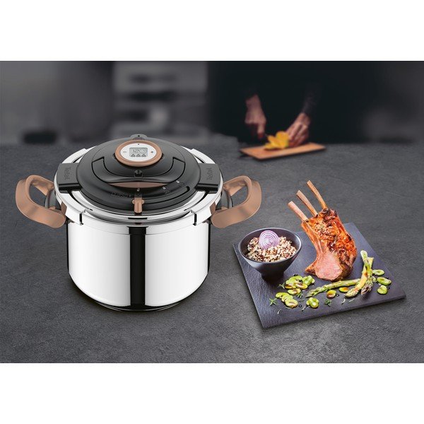 Tlakový  nerezový hrnec 6 l Clipso+ Precision – Tefal-image-1