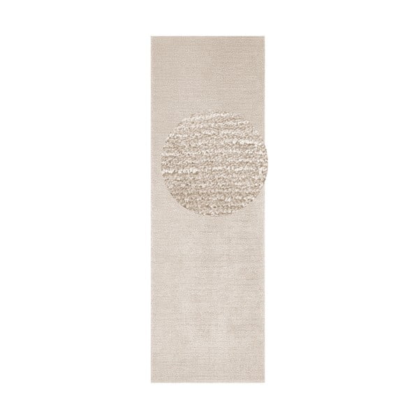 Béžový běhoun Mint Rugs Supersoft, 80 x 250 cm