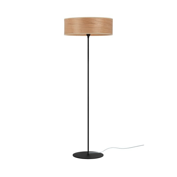 Stojací svítidlo z třešňové dýhy Sotto Luce TSURI XL, ø 45 cm-image-1