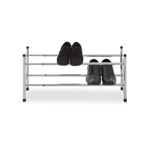 Kovový teleskopický stojan na boty ve stříbrné barvě – Premier Housewares-image-2