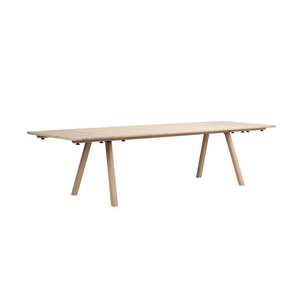Přídavná deska k jídelnímu stolu z dubového dřeva 95x45 cm Clapperton – Rowico-image-3