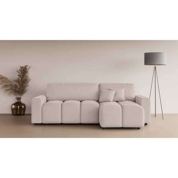 Béžová rozkládací rohová pohovka (variabilní) Luki – Ropez-image-1