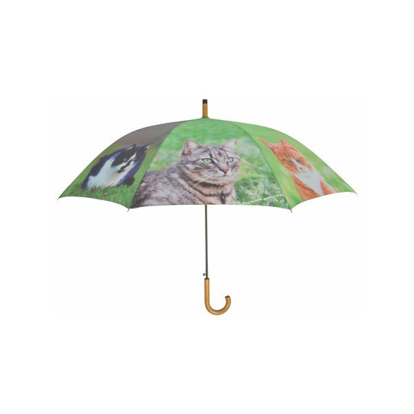 Deštník s potiskem kočky Esschert Design, ⌀ 120 cm