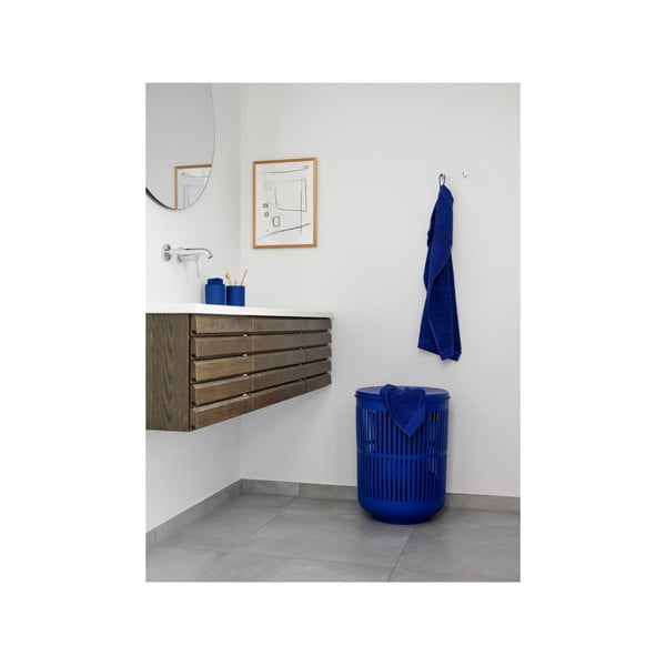 Modrý kameninový kelímek na zubní kartáčky Ume – Zone-image-4