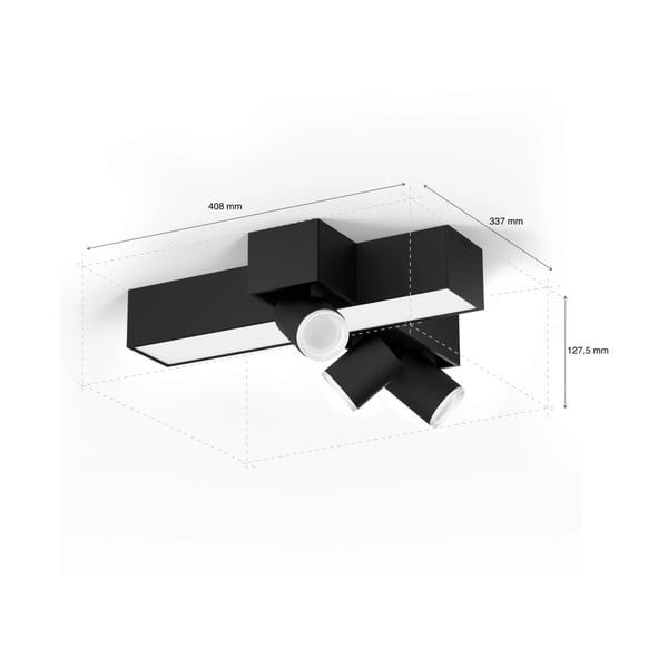 Smart bodové svítidlo GU10 Centris – Philips Hue-image-3