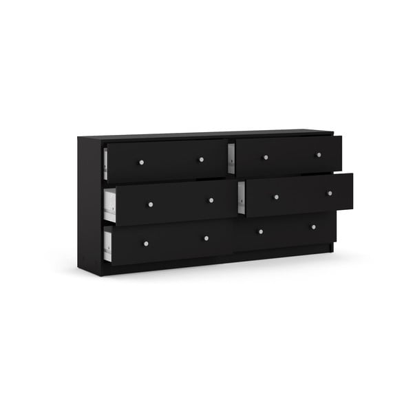 Černá komoda Tvilum May, 143 x 68 cm-image-2