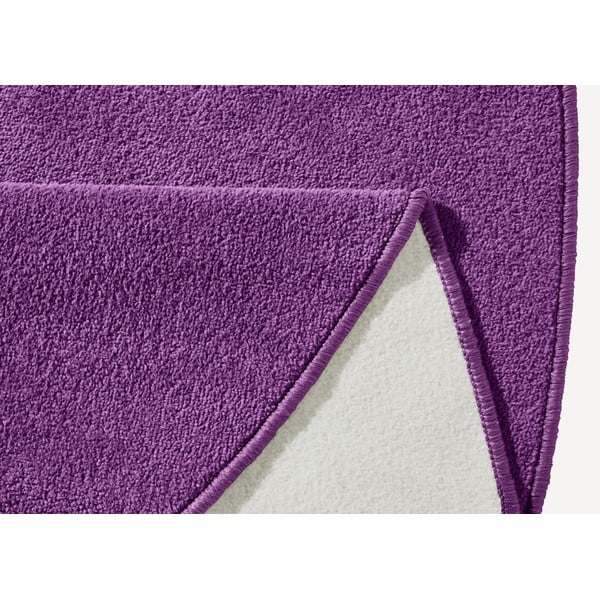 Tmavě fialový kulatý koberec ø 133 cm Fancy – Hanse Home-image-3