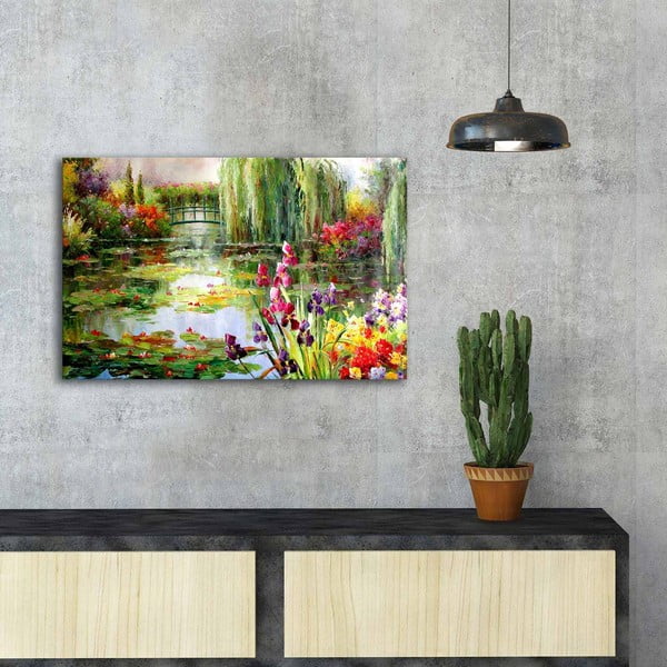 Nástěnný obraz na plátně Impressionist Garden, 70 x 45 cm-image-3