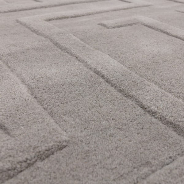 Světle šedý vlněný koberec 160x230 cm Maze – Asiatic Carpets-image-1