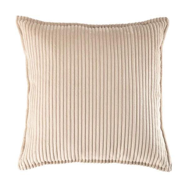 Světle hnědý manšestrový dětský pohovkový polštář Block – Wigiwama