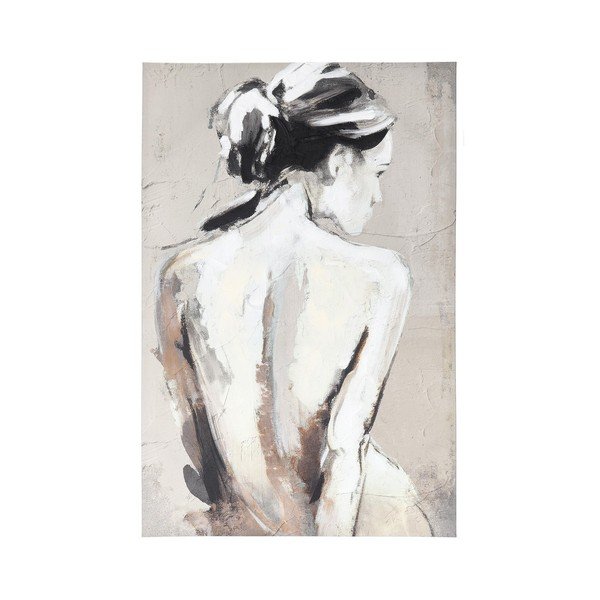 Tištěný/s ručně malovanými prvky obraz na plátně 80x120 cm Talent – Bizzotto
