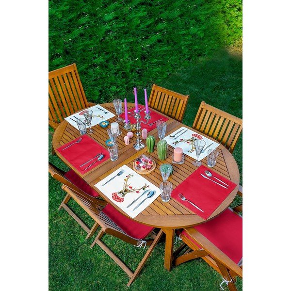 Vánoční látkové prostírání 6 ks 35x45 cm Six Ame Servis - Mila Home-image-1