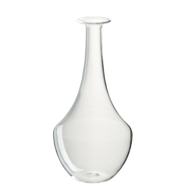Skleněná váza J-Line Droplet, výška 21 cm