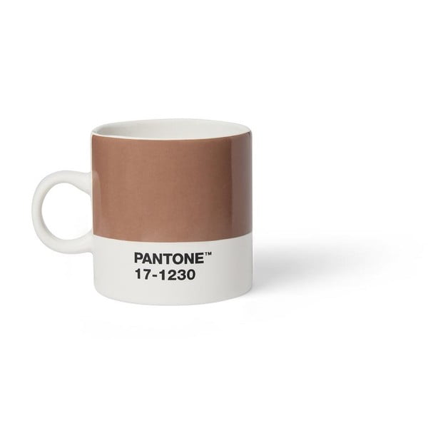 Světle hnědý keramický hrnek na espresso 120 ml Mocha Mousse 17-1230 – Pantone