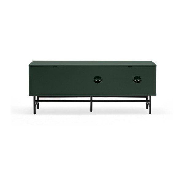 Tmavě zelený TV stolek 140x52 cm Punto - Teulat-image-2