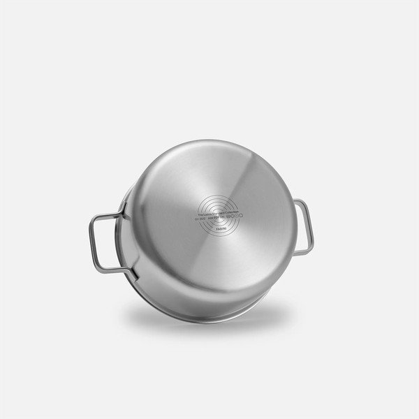 Nerezový kastrol s pokličkou 4 l Lucca 4.0 Standard – FABINI-image-1