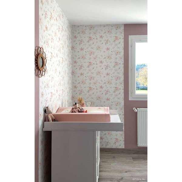 Dětská tapeta 10 m x 50 cm Watercolour Flowers – Lilipinso-image-3