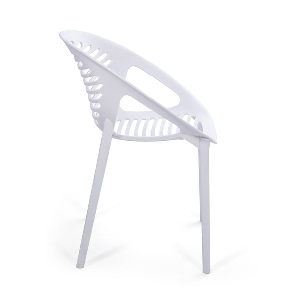 Zahradní jídelní set pro 6 osob s bílou židlí Joanna a stolem Strong, 210 x 100 cm-image-2