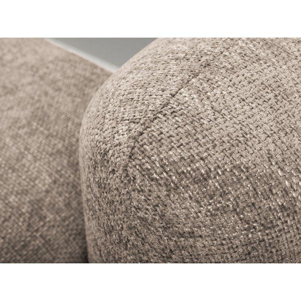 Světle hnědá žinylková rozkládací/s úložným prostorem rohová pohovka (levý roh/s lenoškou) Mele – Makamii-image-4