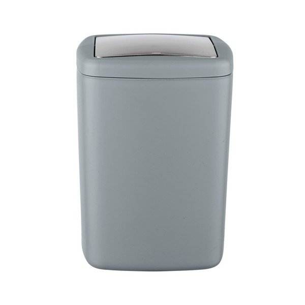 Šedý odpadkový koš Wenko Barcelona L, výška 28,5 cm-image-1