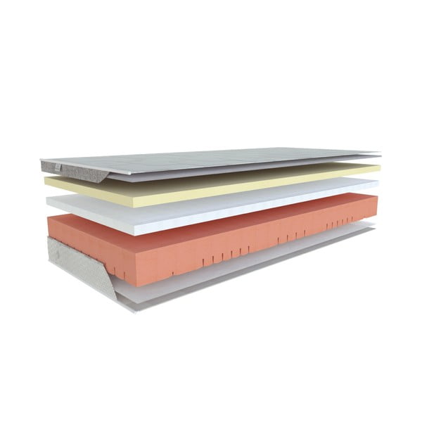 Tvrdá/středně tvrdá pěnová oboustranná matrace 160x200 cm Galaxy Viscostar – Materasso-image-1