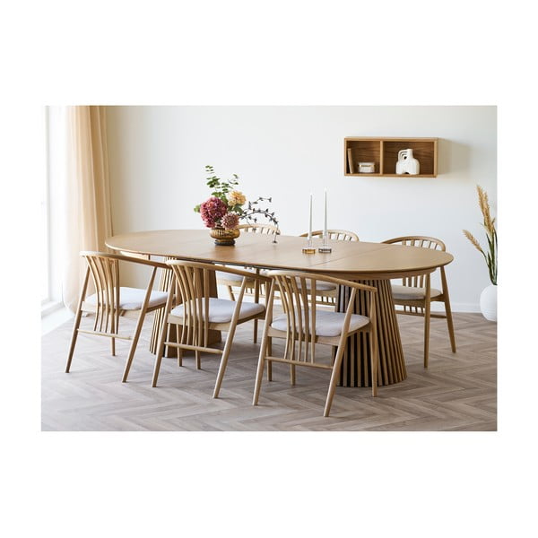 Patrová police v dekoru dubu v přírodní barvě 71 cm Oshawa – House Nordic-image-2