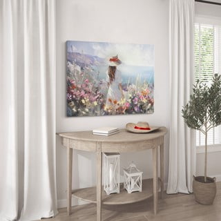 Obraz s ručně malovanými prvky 100x70 cm Amelia – Styler