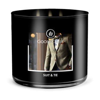 Pánská vonná svíčka v dóze Goose Creek Suit & Tie, 35 hodin hoření