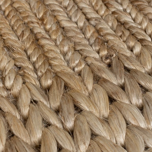 Ručně tkaný kenafový koberec v přírodní barvě 120x170 cm Drew Border – Flair Rugs-image-3