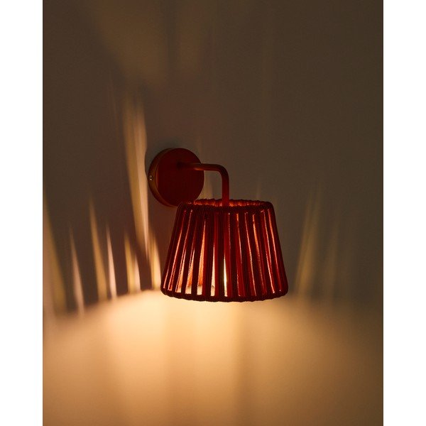LED nástěnné solární venkovní svítidlo (výška 23 cm) Aldet – Kave Home-image-1