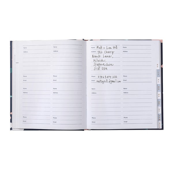 Adresář s lepicími štítky Busy B Navy Blush, 104 stran-image-4