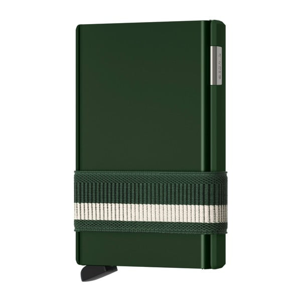 Zelená vysouvací peněženka s pouzdrem na karty Secrid